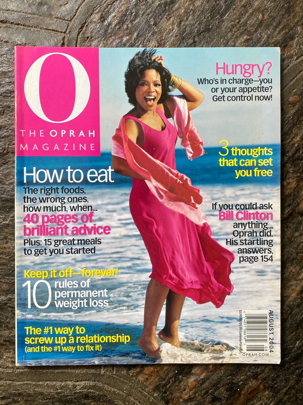 Vintage 2004 O The Oprah Magazine: August Issue